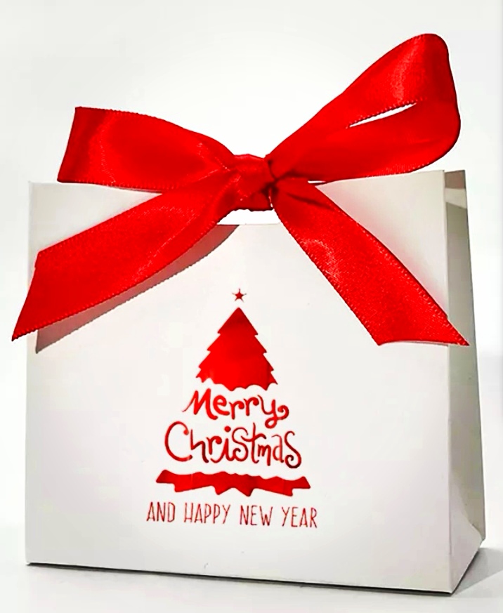 Fehér-Piros színű ,,Merry Christmas,, ajándékcsomag 6-darab fűszerkeverék válogatással