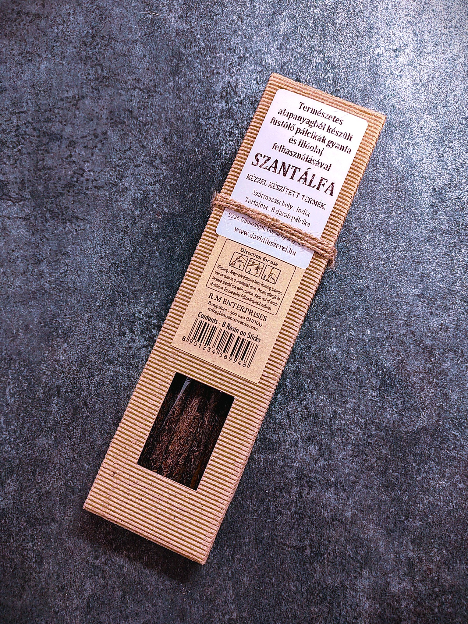 Természetes alapanyagú FÜSTÖLŐ PÁLCIKÁK - SZANTÁLFA - Image 3