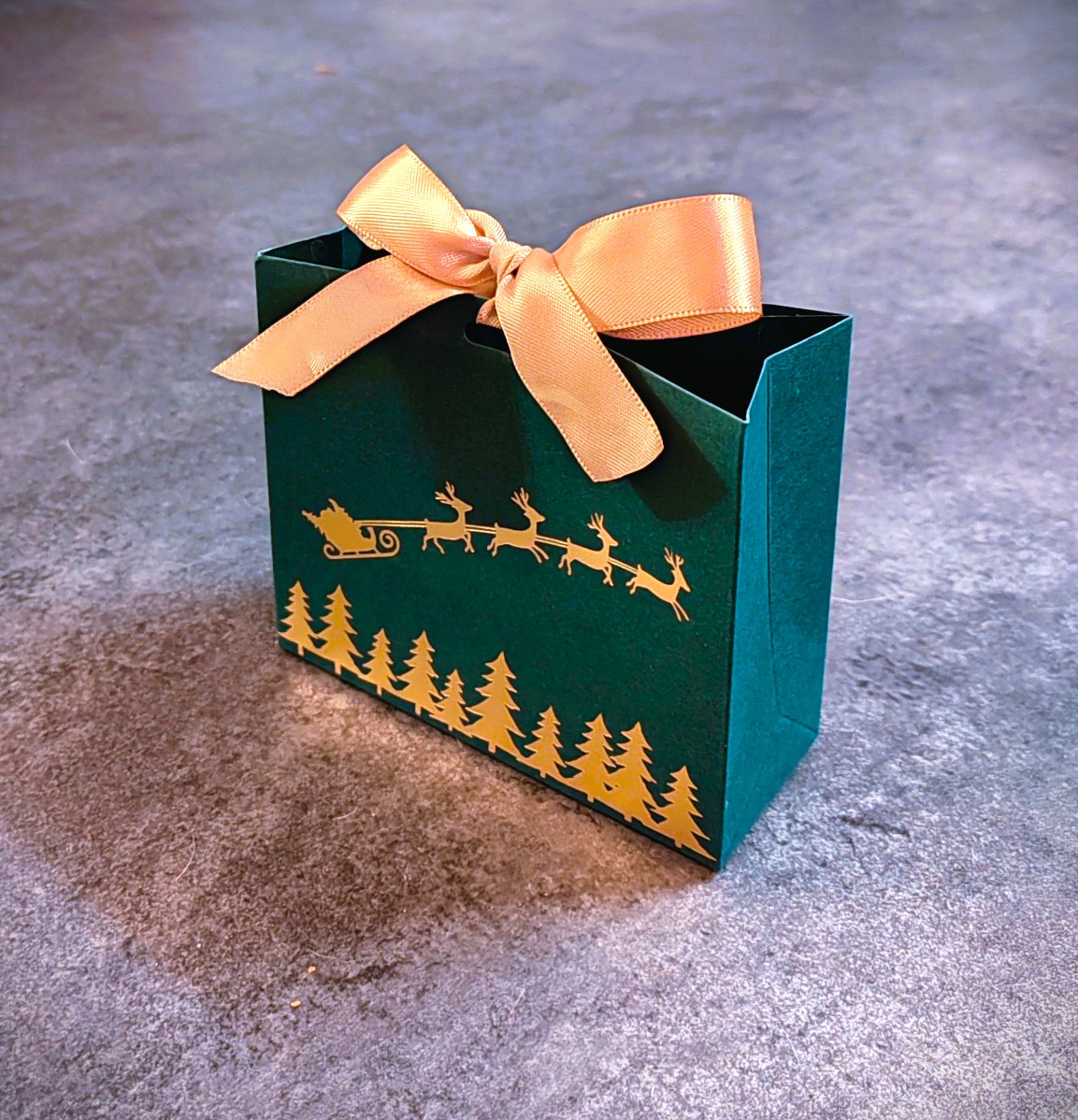 Zöld színű ,,Karácsonyi szán,, ajándékcsomag 6-darab fűszerkeverék válogatással - Image 2